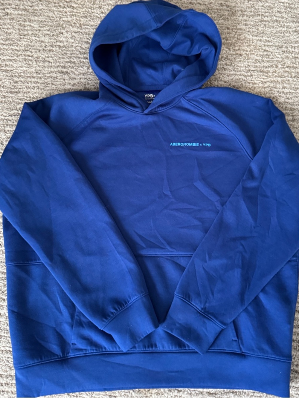 Abercrombie & Fitch Royal Blue Pullover Hoodie